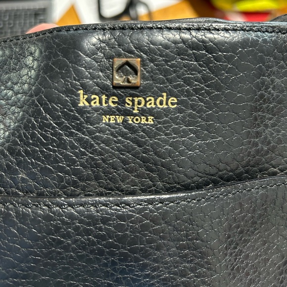 Vintage Kate spade genuine leather crossbody bag black - Picture 6 of 8